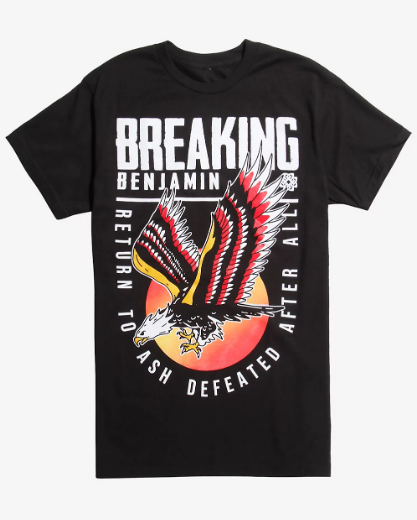 breaking benjamin shirts hot topic